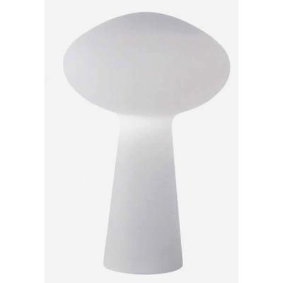 Stolní lampa Stolní lampa PAWN, bílé sklo, pro žárovku 1x150W, E27 A60, 230V, IP20, d=340mm, h=560mm, se stmívačem