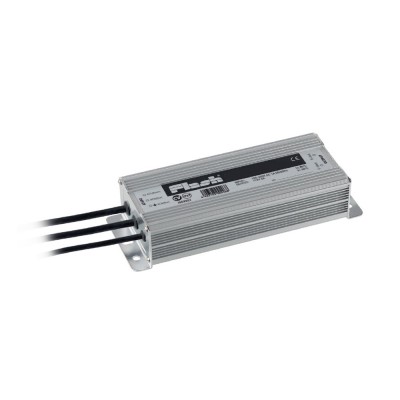 Zdroj pro LED 12V/24V, 240W, IP67 Napájecí zdroj LED, napěťový, venkovní, materiál hliník šedostříbrná, LED, výstup: 240W, 20A/10A, 12V/24V, vstupní napětí 230V, IP67, tř.2, rozměry 120x56x215mm