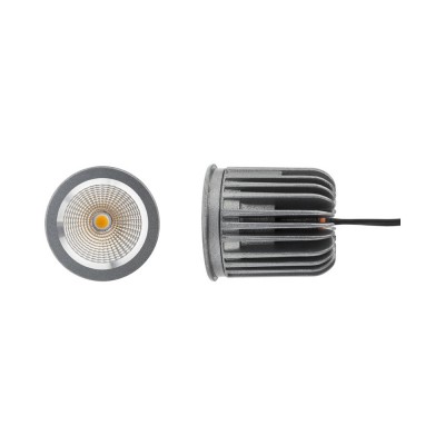 DRASEL LED 7W/10W LED modul bodový, materiál hliník, povrch elox, difuzor plast transparetní, LED 7W/560mA, 10W/240mA, teplá 3000K/neutrální 4000K/denní 6500K, vyzař. úhel 36°, IP20, tř.2, d=50mm, délka dle typu, vč trafa