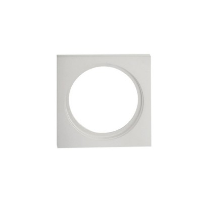 BELORS MONTÁŽNÍ RÁM Dekorativní rámeček jednonásobný, pro stropní, vestavné, komínkové, bodové svítidlo, materiál hliník, povrch bílá, rozměry 70x70x3mm