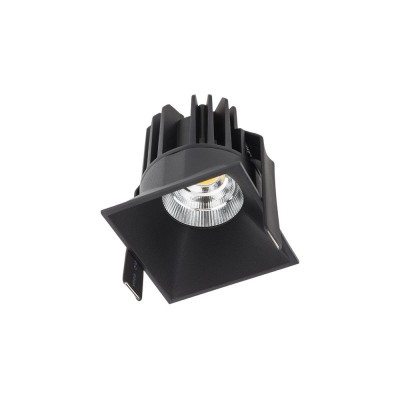 VIANUS LED 9W 500MA Stropní, podhledové, bodové, komínkové svítidlo, materiál hliník, povrch bílá/zlatá/černá, krycí sklo čiré, LED 9W, teplá 3000K/neutrální 4000K, 500mA, vyzař. úhel 36°, IP20, Ra80/Ra90, tř.3, 56x56x68mm, trafo samostatně