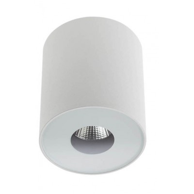 HELENS LED 13W , IP54 Stropní přisazené bodové svítidlo, materiál hliník, povrch bílá mat, kryt sklo, LED 13W, 1190lm,  teplá 3000K, 230V, IP54, Ra90, tř.2, rozměry d=73mm, h=85mm.