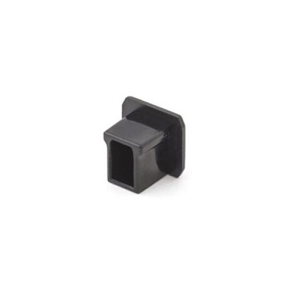 POTENZA KZ Koncovka napájecí lišty do vitríny, materiál plast, povrch černá, IP20, tř.3, rozměry 13x14x13mm