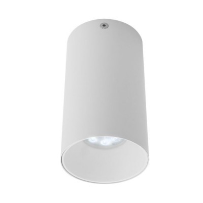 ROTOR TU, 1x35W, GU10 Stropní, přisazené, bodové svítidlo, těleso hliník, povrch vnější bílá, vnitřní bílá, pro žárovku 1x35W, GU10, ES50, 230V, IP20, tř.1, rozměry d=75mm, h=135mm