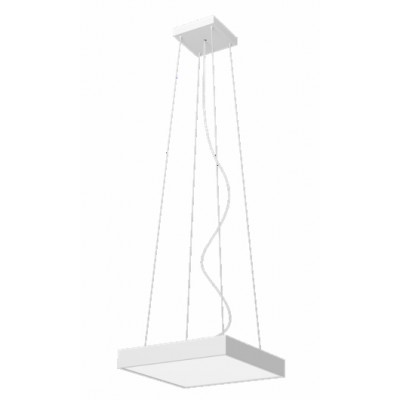 NERESIOLA PL/HL SQ 60W CCT Stropní/závěsné svítidlo, kov, bílá, difuzor plast, LED 60W, 8500lm, přepín teplota CCT, teplá 3000K/neutrální 4000/denní 6000K, vyzař. úhel 80°, UGR<19, Ra90, 230V, IP40, 600x600mm, závěs SAMOSTATNĚ