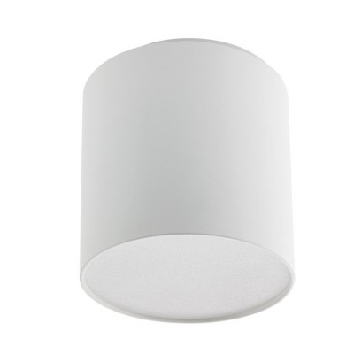 LUSO IP44 Stropní, přisazené svítidlo, materiál hliník, povrch bílá, difuzor plast opál, LED 9W, 1080lm, teplá 3000K, Ra80, 230V, do koupelny IP44, tř.1, rozměry d=85mm, h=85mm