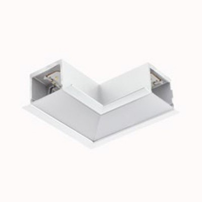 DOMDILION SPOJKA L LED 8W Spojka profilu, horizontální, rohová 90°, materiál hliník, povrch bílá, difuzor plast opál, LED 8W, teplá 3000K/neutrální 4000K, 230V, IP20, Ra80, tř.1, rozměry 197x197x62mm