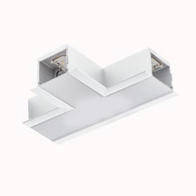 DOMDILION spojka T G2 Spojka profilu, tvar T, materiál hliník, povrch bílá, difuzor plast opál, LED 12W, teplá 3000K, 1296lm, Ra80, 230V, IP20, tř.1, rozměry 312x197x62mm