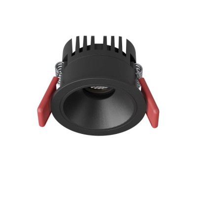 USQUE R 6W/10W IP40 Podhledové bodové, komínkové svítidlo, výklopné 30°, materiál hliník, povrch vnitřní černá, rámeček černá/bílá, LED 6W/780lm, 10W/1300lm, teplá 3000K, Ra90, vyzař úhel 36°, 230V, IP40, tř.2
