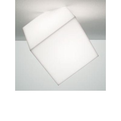 EDGE Stropní svítidlo kostka, těleso termoplast, povrch bílá, pro úspornou žárovku 1x20W/23W, E27, 230V, do koupelny IP65, zař.tř.2, rozměry dle typu