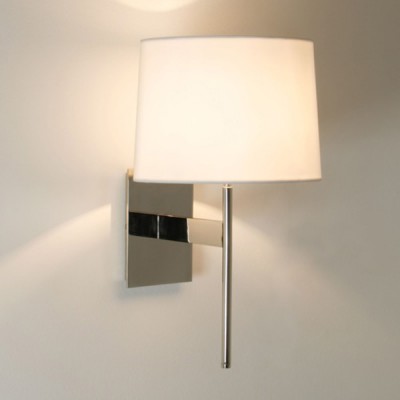 BAZENOVIT 60W G9 STÍNÍTKO SAMOSTATNĚ Nástěnné svítidlo, pevne rameno uchyceno na základně, základna kov, povrch chrom lesk, pro žárovku 60W, G9, 230V, IP20, tř.1, 125x317x195mm, STÍNÍTKO SAMOSTATNĚ