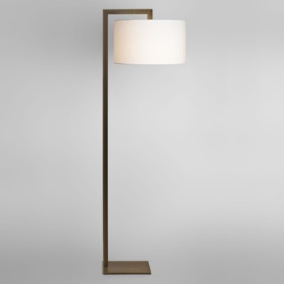 BASSAN stojací Stojací lampa, svítidlo na horní úchyt, základna kov, povrch bronz, pro žárovku 60W, E27, 230V, IP20, tř.2, rozměry 420x1585x485mm, vypínač na kabelu, STÍNÍTKO SAMOSTATNĚ