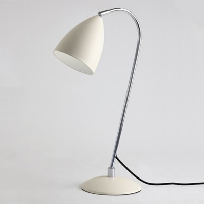 BIZMIT stolní lampa 42W E27 Stolní lampa, nastavitelný kryt, základna kov, povrch krémová, rameno kov chrom, kryt kov vnější krémová, vnitřní bílá, pro žár 42W, E27, 230V, IP20, tř.2, rozměry 550x470mm, vypínač na kabel