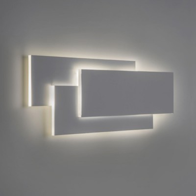 CABRIT LED 12,8W Nástěnné svítidlo, tři podsvícené základny, materiál kov, povrch bílá, LED 12,8W, teplá 2700K, 396lm, Ra80, 230V, IP20, tř.1, rozměry 562x206x54mm, vč. trafa