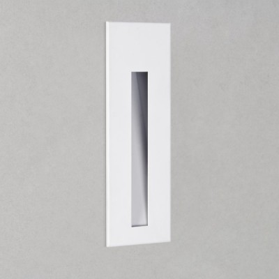 CORI OBDÉLNÍKOVÁ LED 1W IP65 vestavné svítidlo do stěny, těleso kov, povrch bílá, LED 1W, teplá 2700K, 27lm, Ra80, 350mA, do koupelny IP65, tř.3, 133x48x78mm, vč. montážního boxu, svítí dolů