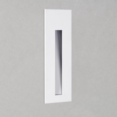 CORI OBDÉLNÍKOVÁ LED 1W IP65 Vestavné svítidlo do stěny, těleso kov, povrch bílá, kapsa bílá, LED 1W, teplá 3000K, 27lm, Ra80, 350mA, do koupelny IP65, tř.3, 133x48x78mm, vč. montážního boxu, svítí dolů