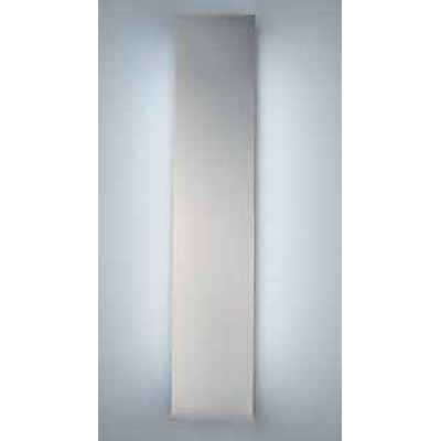 AQUARO N Nástěnné svítidlo, základna obdélníková, nerez, difuzor plexi bílá, pro zářivku 2x14W, G5, 230V, IP20, 600x120x68mm