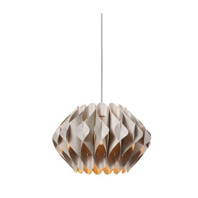 OBSTANT HL 1x60W, E27 Závěsné svítidlo, těleso kov, povrch chrom, stínítko plast béžová, pro žárovku 1x60W, E27, 230V, IP20, rozměry d=450mm, vč závěs kabelu l=1300mm, lze zkrátit.