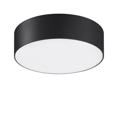 APER R 15W Stropní, přisazené svítidlo, těleso kov, povrch černá/bílá/tmavě šedá, difuzor plast opál, LED 15W, 1300lm, teplá 3000K/neutrální 4000K, 230V, IP20, rozměry d=200mm, h=55mm.