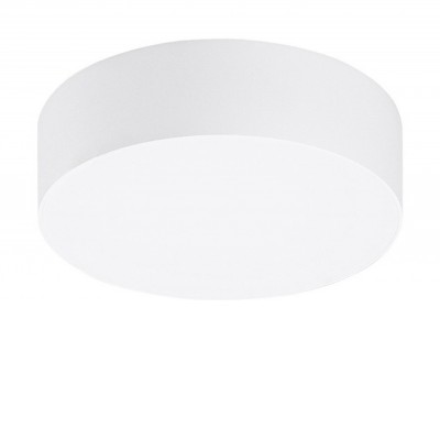 APER R 15W Stropní, přisazené svítidlo, těleso kov, povrch bílá, difuzor plast opál, LED 15W, 1300lm, neutrální 4000K, 230V, IP20, rozměry d=200mm, h=55mm.