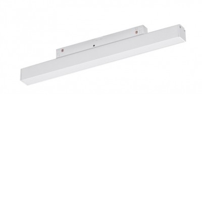 AUCA TR 24W Svítidlo do magnetického systému, těleso kov, povrch bílá, dif plast opál, LED 24W, 1200lm, neutrální 4000K, vyzař. úhel 120°, 48V, IP20, rozměry 600x25x22mm.