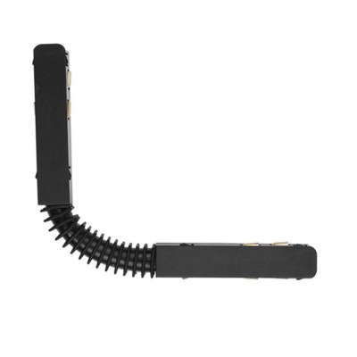 AYLO Flex con 48V Vkládací, flexibilní spojovací konektor pro napájení magnetického systému osvětlení, materiál kov a plast, černý/bílý, 48V, IP20,  rozměry 226x17x19mm.
