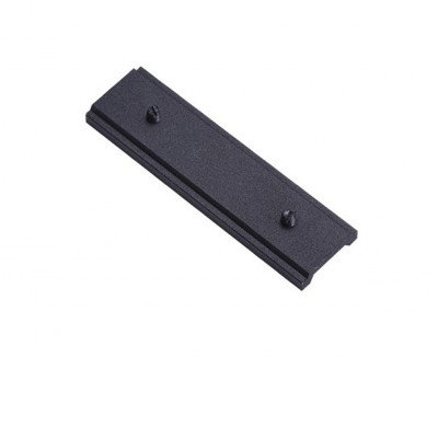 AYLO connnector 48V Spojka pro přímé spojování lišt, materiál kov, povrch černá, rozměry 145x6x15mm.