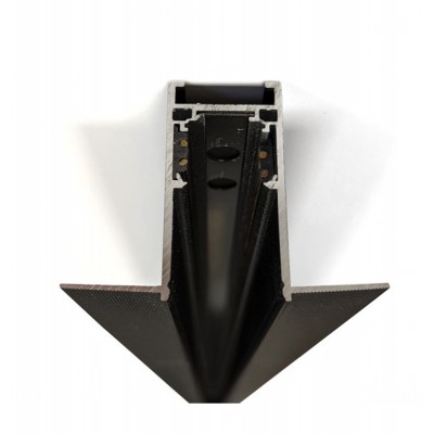AVIDUS SN TRACK MG II, 48V Vestavná lišta pro magnetický systém, materiál hliník, povrch černá, 48V, rozměry 70x52mm, l=1500mm, vč. dvou koncovek.
