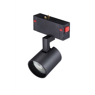 BLADU TR 1x50W, GU10, 230V Bodové svítidlo, do magnetického systému, nastav. směr svícení, těleso kov, povrch černá/bílá, pro žárovku 1x50W, GU10, 230V, IP20, rozměry d=56mm, h=70mm.