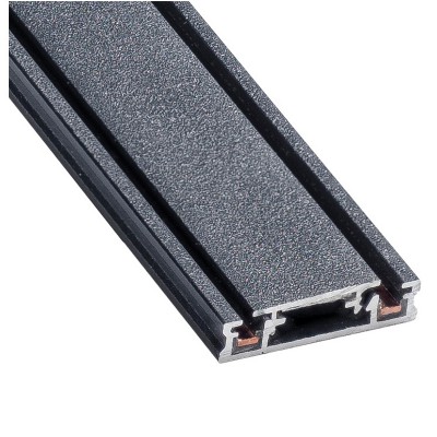 BRAUSO TRACK MG Stropní lišta pro magnetický systém, materiál kov, povrch černá, 48V, rozměry 25x5mm, l=1000mm.