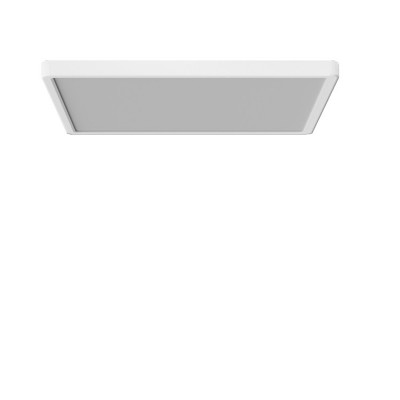 PAULO SQ 45W, CCT, DIMM Stropní svítidlo, těleso hliník, bílá, difuzor plast opál, LED 45W, 2925lm, přepínatelná teplota CCT teplá 2800K/neutr 4000K/denní 6000K, stmív TRIAC, Ra90, 230V, IP40, rozměry 450x450x24mm