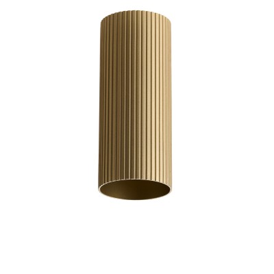 REKOM C RI Krycí váleček, materiál kov, povrch mosaz zlatá, drážkovaný d=55mm, l=300mm
