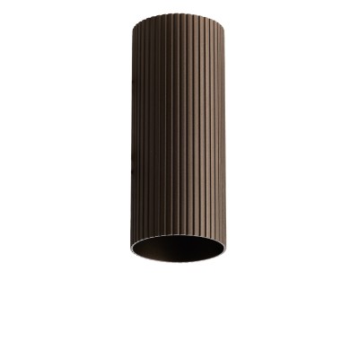 REKOM C RI Krycí váleček, materiál kov, povrch hnědá kávová, drážkovaný d=55mm, l=300mm