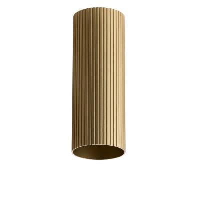 REKOM C RI Krycí váleček, materiál kov, povrch mosaz zlatá, drážkovaný d=55mm, l=400mm