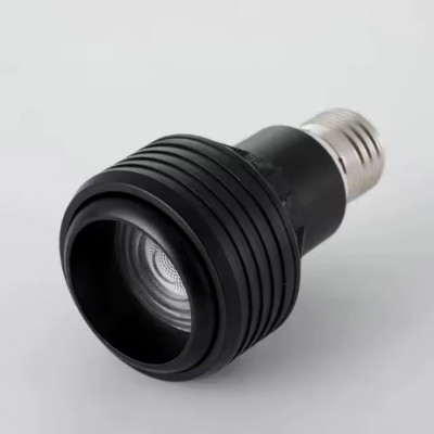 ZB 12W, E27, ZOOM 15°-60° LED žárovka bodová, těleso hliník černá, LED 12W, E27, teplá 3000K, ZOOM nastavitelný vyzařovací úhel 15°-60°, 230V, d=60mm, l=110mm