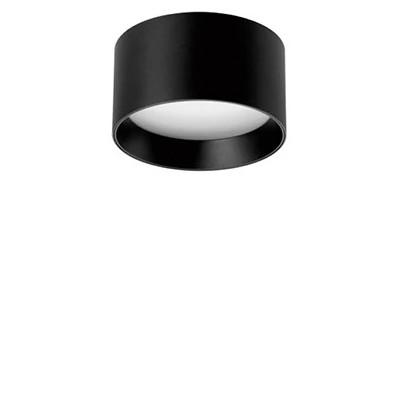 CD ASTONE LED 8W Stropní svítidlo, těleso hlíník, povrch černá, komínek černá, LED 8W, 635lm, teplá 3000K, Ra80, 230V, IP20, d=90mm, h=60mm