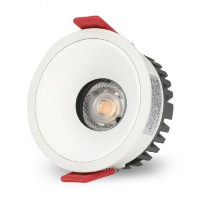 DL06 LED Podhledové svítidlo, těleso hliník, povrch bílá, LED 7W, 700lm, teplá 3000K, Ra80, stmív TRIAC, IP20, d=82mm, h=47mm
