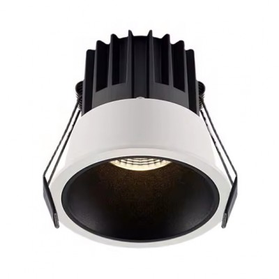 SP-XN LED 24W Podhledové bodové svítidlo, těleso hliník, rámeček bílá, komínek černá, LED 24W, 2400lm, neutrální 4000K, Ra80, 230V, IP20, d=95mm, h=95mm