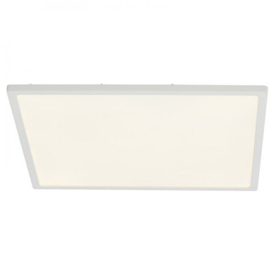 NORMA čtvercová LED Stropní přisazené svítidlo, těleso hliník, bílá, difuzor plast opál, LED 30W, teplá 3000K, 3000lm, stmívatelné STEP vyp/zap vypínačem 100%, 50%, 10%, Ra80, 230V, tř.2, IP20, rozměry 450x45