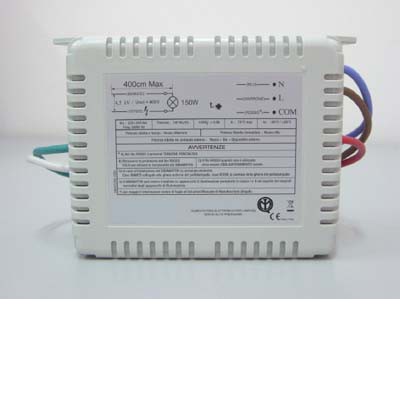  Stmívatelný elektronický předřadník pro veřejné osvětlení, pro sodíkové výbojky 70W, 100W, 150W, 250W.