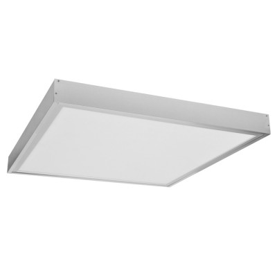 MR121 - Rám pro LED panel 60x60 Montážní rám pro stropní montáž LED panelů, materiál hliník, povrch šedostříbrná, nebo bílá, rozměr rámu 600x600x50mm, DIY šroubovací, rozložený