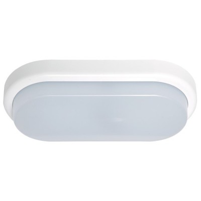 OVS Stropní svítidlo, těleso plast, bílá, nebo šedá, difuzor plast opál, LED 12W/850lm, 18W/1300lm, neutrální 4000K, 230V, IP54, symbol "F", rozměry dle typu