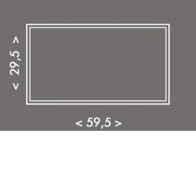 Montážní rám MR124 30x60 Rám, pro přisazenou montáž LED panelů rozměru 295x595mm, materiál hliník, povrch hliník, rozměr rámu 300x600x50mm, DIY šroubovací, rozložený