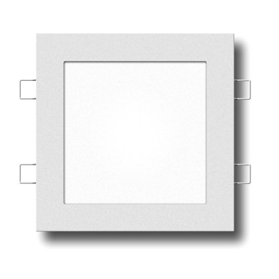 HOUSE LED SQ Stropní, vestavné, svítidlo, těleso hliník, rámeček bílá, difuzor plast, LED 25W, 2260lm/cca 120W žár, teplá 2700K, Ra70, 230V, IP20, sv 300x300mm, h=18mm, trafo 30x40x80mm