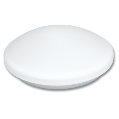 PSIKO 18W nouzové Stropní svítidlo, SA - běžné i nouzové svítidlo, doba trvání 6h, základna kov, povrch bílá, difuzor sklo opál, LED 18W, 1480lm, teplá 3000K/neutrální 4100K, 230V, zvýšené krytí IP44, tř.2, rozměry d=280mm, h=100mm.