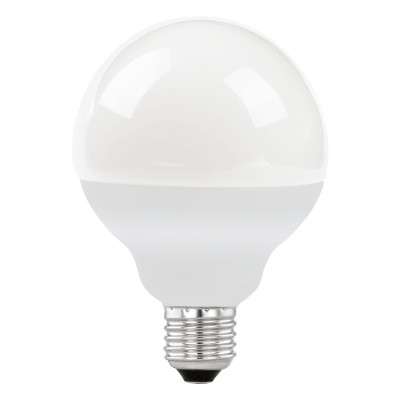 LED 12W 1055LM E27 G90 2VARIANTY VÝPRODEJ Světelný zdroj žárovka globe, zákl kov, difuzor plast opál, LED 12W, E27, G90, teplá 3000K, 1055lm, Ra80, 230V, vyzařovací úhel 200°, stř život 15.000h, 15.000x zap/vyp, d=90mm h=127mm