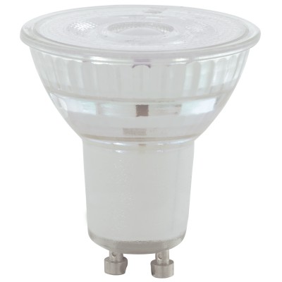 LED 5,2W 345LM GU10 stmívatelná VÝPRODEJ Světelný zdroj žárovka bodová, plast, bílá, LED 5,2W, GU10 ES50, teplá 3000K, 345lm, stmívatelná TRIAC stmívači, Ra80, 230V, vyzařovací úhel 200°, stř život 25.000h, 15.000x zap/vyp, d=50m