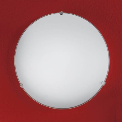 MARS VÝPRODEJ Stropní svítidlo, těleso kov, povrch bílá, difuzor sklo satinované, pro žárovku 1x60W, E27, A60, 230V, IP20, rozměry d=245mm.