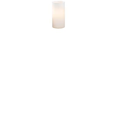 GEO VÝPRODEJ Stolní lampa, difuzor sklo opál mat, pro žárovku 1x60W, E14, 230V, IP20, tř.2, d=100, h=200mm, vypínač na kabelu
