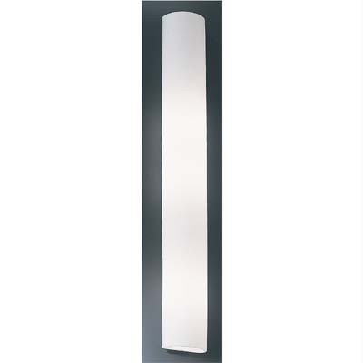 ZOLA Nástěnné svítidlo, základna kov, povrch bílá, difuzor sklo opál mat, pro žárovku 2x40W, E14, 230V, IP20, l=390mm, š=80mm